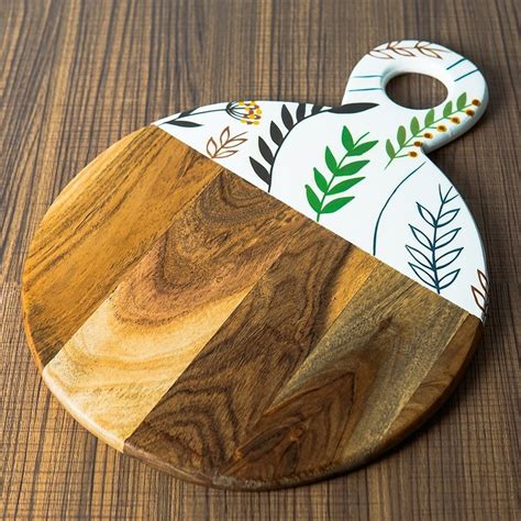 Brown Acacia Wooden Round Chopping Board, For Home at Rs 860/piece in Delhi