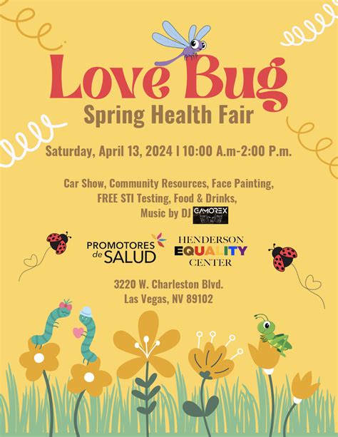 Love Bug Spring Health Fair - Henderson Equality Center