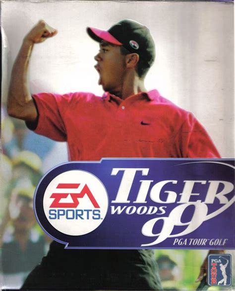 Tiger Woods 99 PGA Tour Golf (1998) box cover art - MobyGames