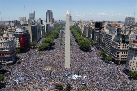 Millions of fans pack Buenos Aires to celebrate Argentina's World Cup win