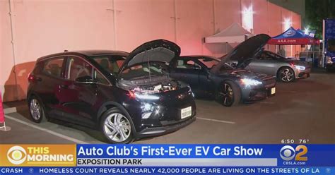 Auto Club hosts its first electric vehicle car show - CBS Los Angeles