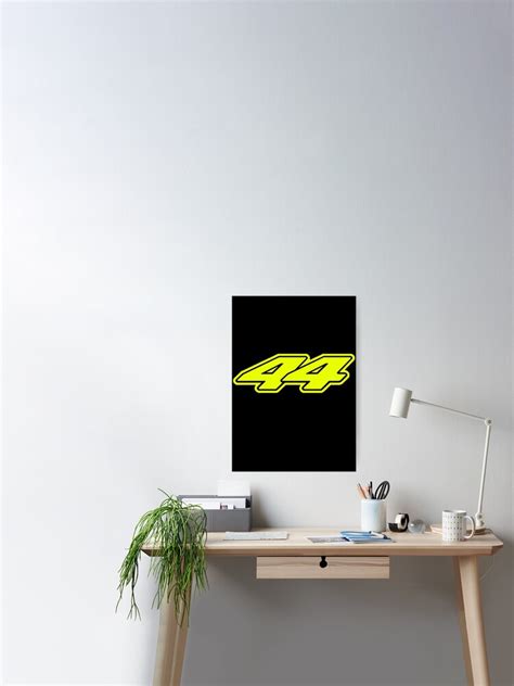 "Lewis Hamilton 44 Logo" Poster for Sale by RaceTrack Outlines | Redbubble