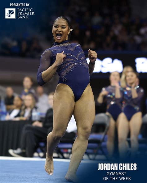 #Pac12Gym Gymnast of the Week: Jordan Chiles UCLA Gymnastics 🐻 | Jordan Chiles | #Pac12Gym ...