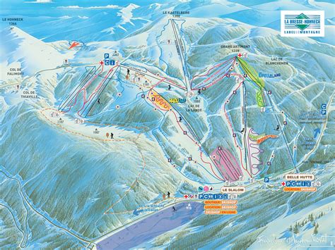 La Bresse Ski Map - skiflicks.com