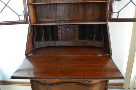 Vintage Skandia Furniture Secretary With Bookcase | EBTH