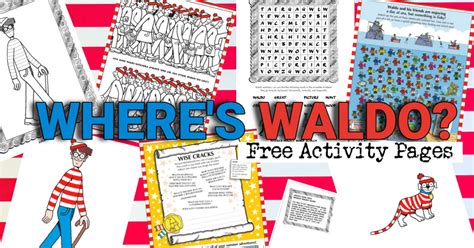 Wheres Waldo (Free Games & Printables) • Kids Activities Blog