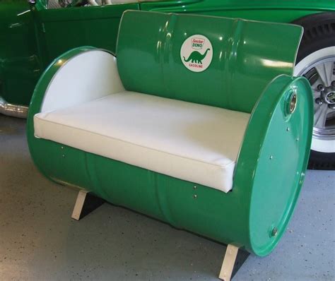 Repurposed 55-Gallon Drums as Furniture is Very Cool - GarageSpot