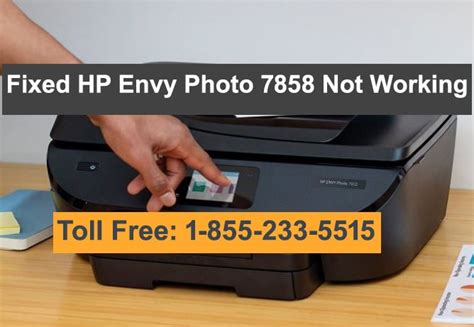 HP Envy Photo 7858 Not Working 1-855-233-5515 Support Help