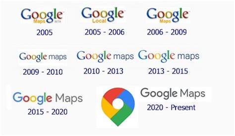 Google Maps logo and their history | LogoMyWay