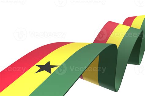 Ghana flag design national independence day banner element transparent ...