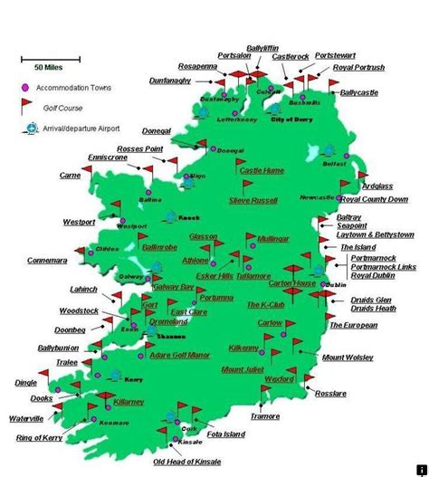 Golf Courses Of Scotland Map - United State Map With States