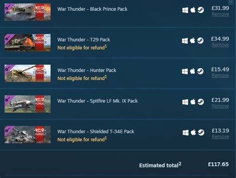 War Thunder New Steam packs! : r/Warthunder