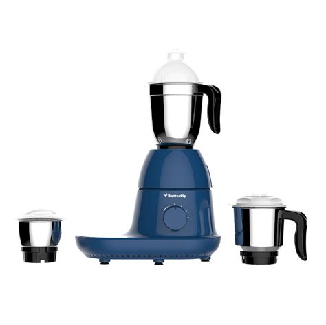 Buy Butterfly Cyclone 750W 3 Jar Mixer Grinder, Ink Blue at the Best ...