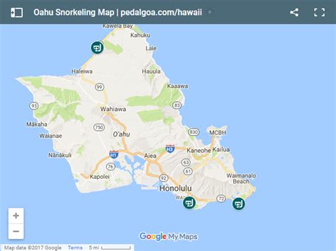 Best Snorkeling on Oahu: Best places to snorkel in Oahu :: Hawaii beaches