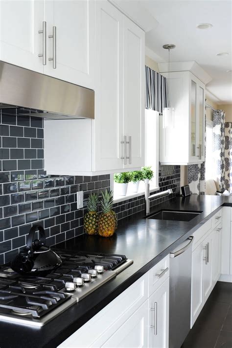 36 Enviable Black Granite Countertops With White Cabinets