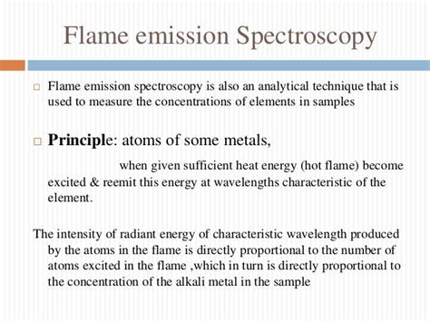 spectrophotometry- atomic absorption and flame emission