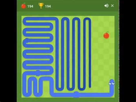 Google Snake/Wąż the game - maximum score - 256 points - full gameplay - record - perfect - YouTube