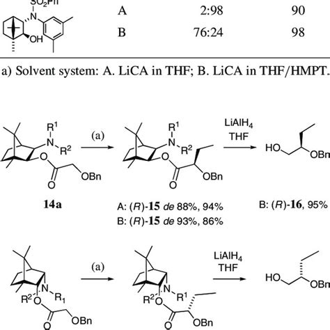 Alkylation of Camphor Sulfonamide Derivatives | Download Table