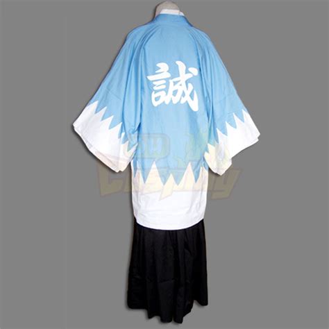 Deluxe Peacemaker Kurogane Okita Souji Blue Swordsman Cosplay Costume ...