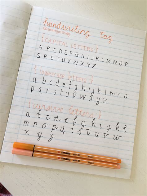 Printable Aesthetic Handwriting Practice Sheets