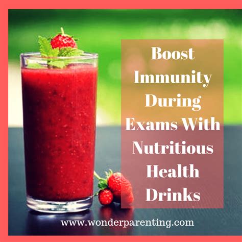 Boost Immunity During Exams With Nutritious Health Drinks