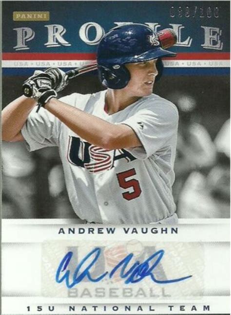 Future Watch: Andrew Vaughn Rookie Baseball Cards, White Sox