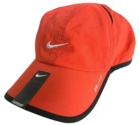 NIKE Men-Women's Tennis Hat Golf DRI-FIT Runner Cap Featherlight, Dark Crimson – VALLEYSPORTING