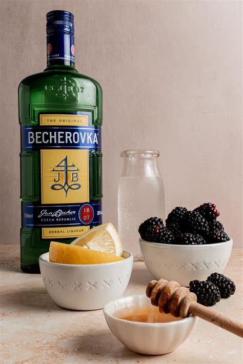 Becherovka Bramble (Becherovka Cocktail) - Whisked Away Kitchen