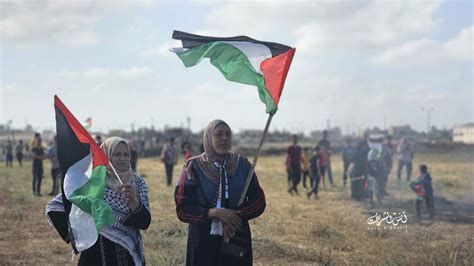 Palestinians in Gaza Rally in Protest against Provocative "Flag March"