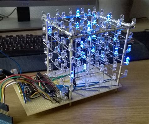 Led Cube 5x5x5 - a Small Student Project. | Led cube arduino, Led projects, Arduino led