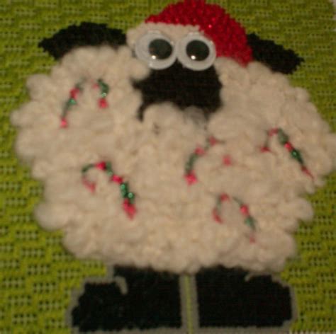 Stitching Nativity Animals: Sheep – Nuts about Needlepoint