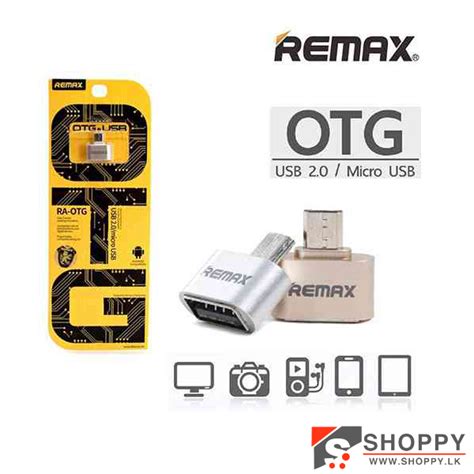 Remax Micro USB to USB OTG Adapter - Shoppy Computers & Tech Solutions