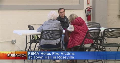 FEMA Helps Camp Fire Victims At Town Hall In Roseville - CBS Sacramento