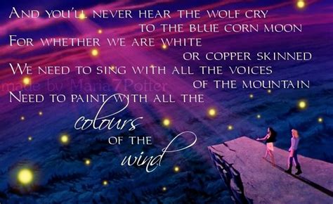 Pocahontas Colors Of The Wind Lyrics