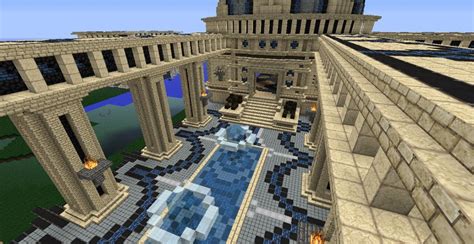 Sandstone Temple, Mithrintia Build Minecraft Map