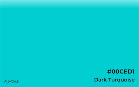 Dark Turquoise Color | ArtyClick