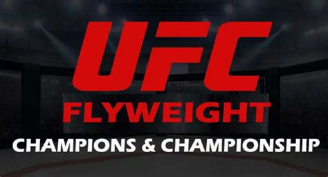 List of UFC Flyweight Champions & Title History - ITN WWE