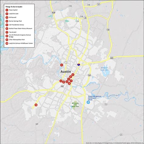 City Map Of Austin Texas - Issie Leticia