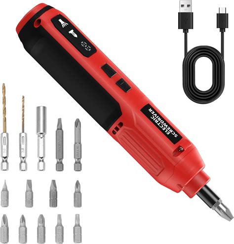 KeeKit Electric Screwdriver Kit, 3.6V Cordless Screwdriver with ...