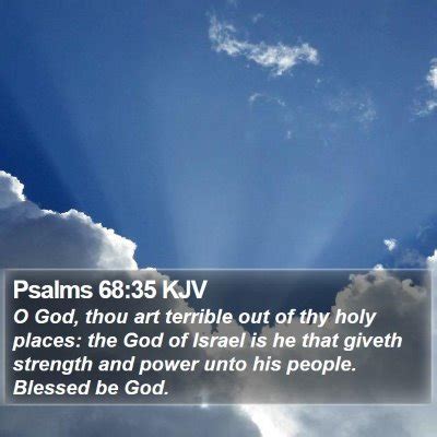 Psalms 68 Scripture Images - Psalms Chapter 68 KJV Bible Verse Pictures