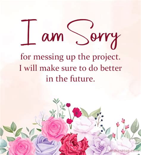 Apology Message To Boss - Professional Sorry Messages