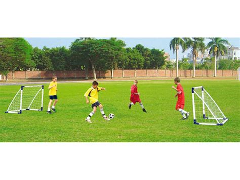 2 Portable Training Football Goal Posts UK