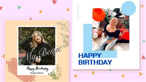 How to Create Happy Birthday Collages With Free Templates | PERFECT