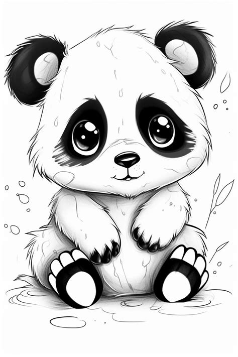 Coloring Pages For Kids Panda