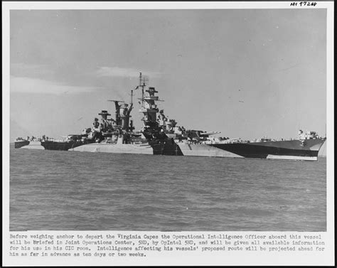 USS Alaska (CB-1) Photographed in the summer or fall of 1944, probably ...