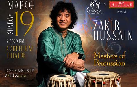 Zakir Hussain Masters of Percussion - Vancouver Civic Theatres