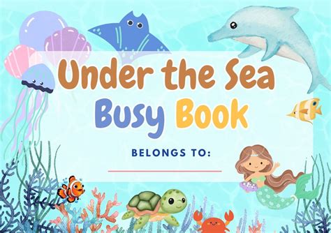 Ocean Adventures Busy Book - Etsy