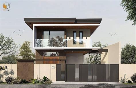 Modern 2 Storey House Design