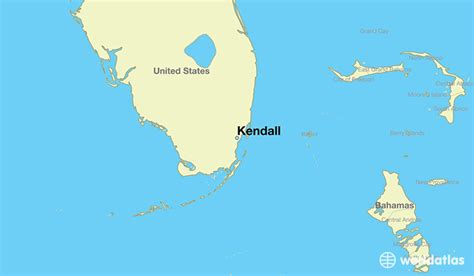 Map Of Kendall Florida - Tourist Map Of English