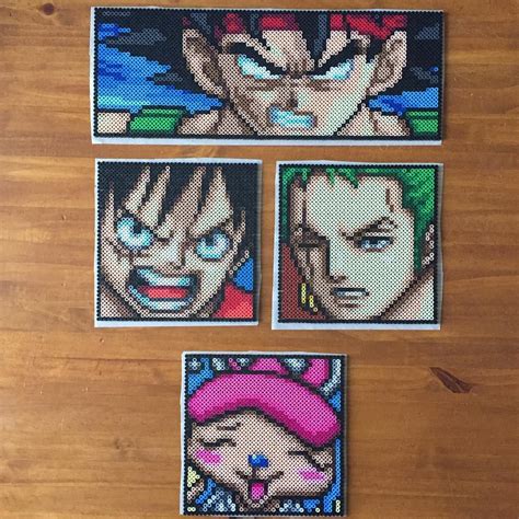 Some portraits I need to iron. 6 more to add to the One Piece set. # ...